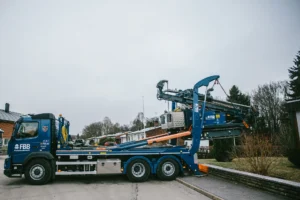 borrigg på lastbil