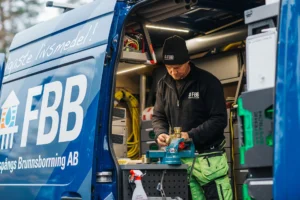 arbete inne i fbb bil
