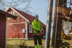 fbb anställd styr borrigg